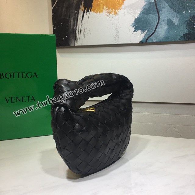 Bottega veneta高端女包 98080 寶緹嘉小號羊皮手工編織女包 BV爆款jodie新版本2代編織打結圓形hobo包  gxz1147